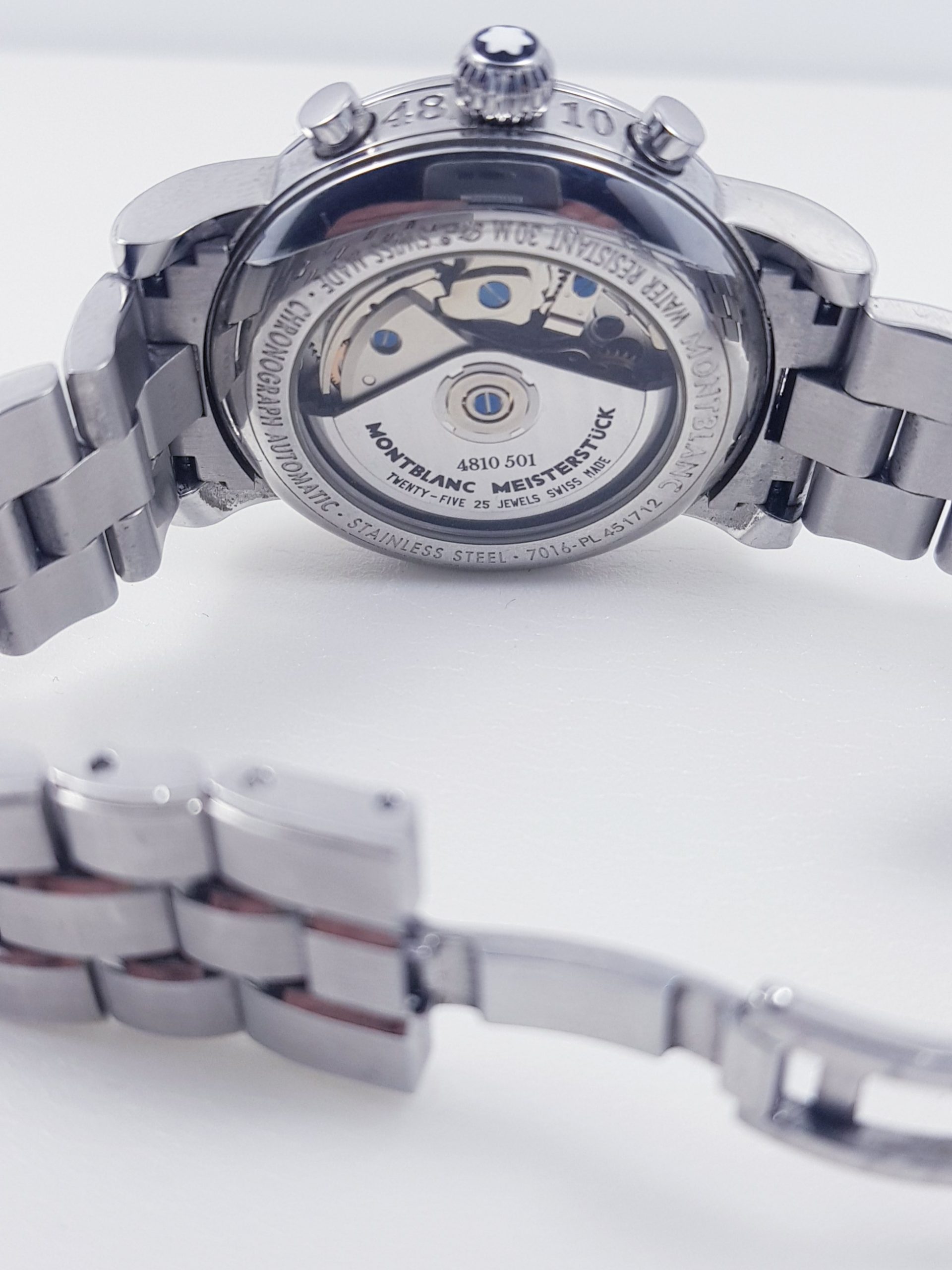 perturbación fragmento código Morse Reloj acero cronometro Montblanc Meisterstuck automatico - Joyería  Ferrándiz - Joyería y Relojería Online